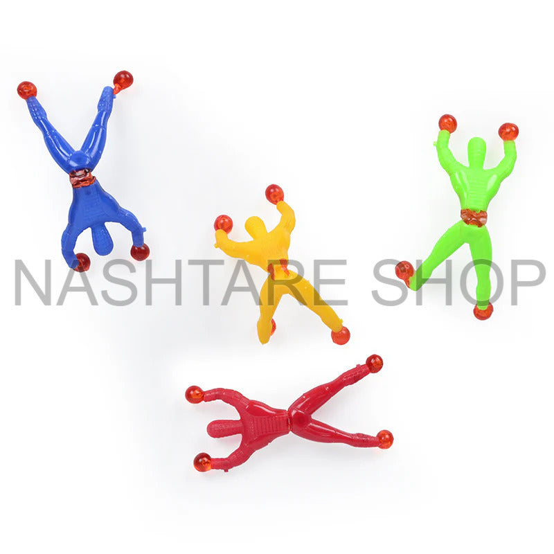 10 Pcs Flexible Sticky Men | مجموعة ألعاب لاصقة