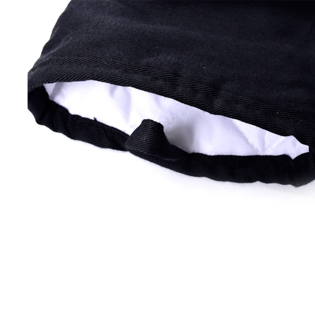 Silicone Oven Mitts with Cotton Lining | قفازات فرن سيليكون مقاومة للحرارة غير قابلة للانزلاق