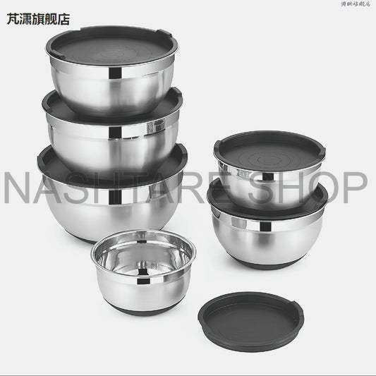 Stainless Salad Bowls | طقم أوعية