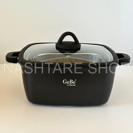 Square Fry Pot with Strainer | طنجرة مع مصفاة