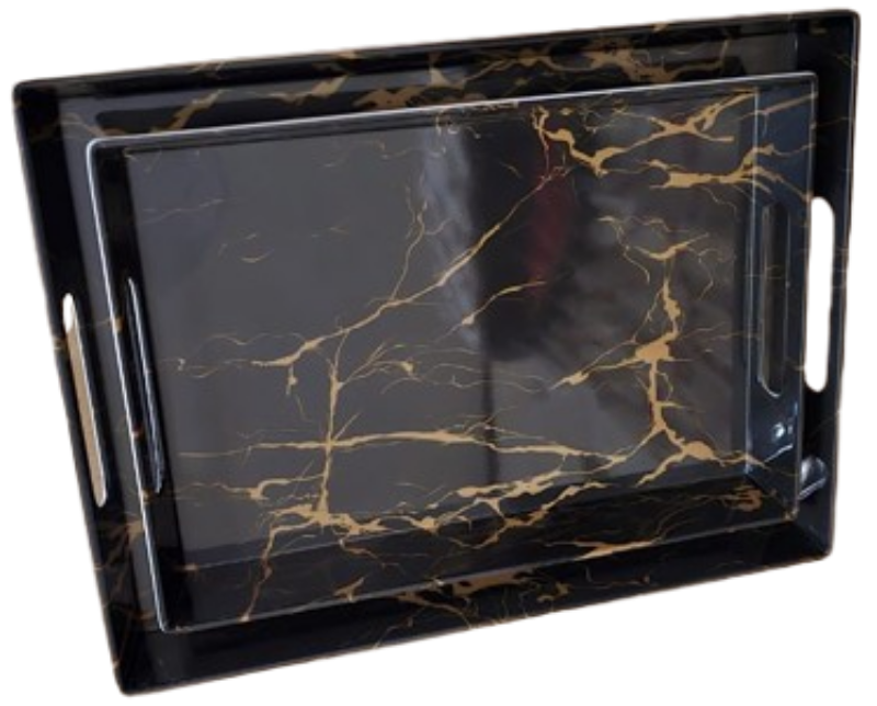 PHOENIX Tray Marble Texture | صينية بتصميم ماربل