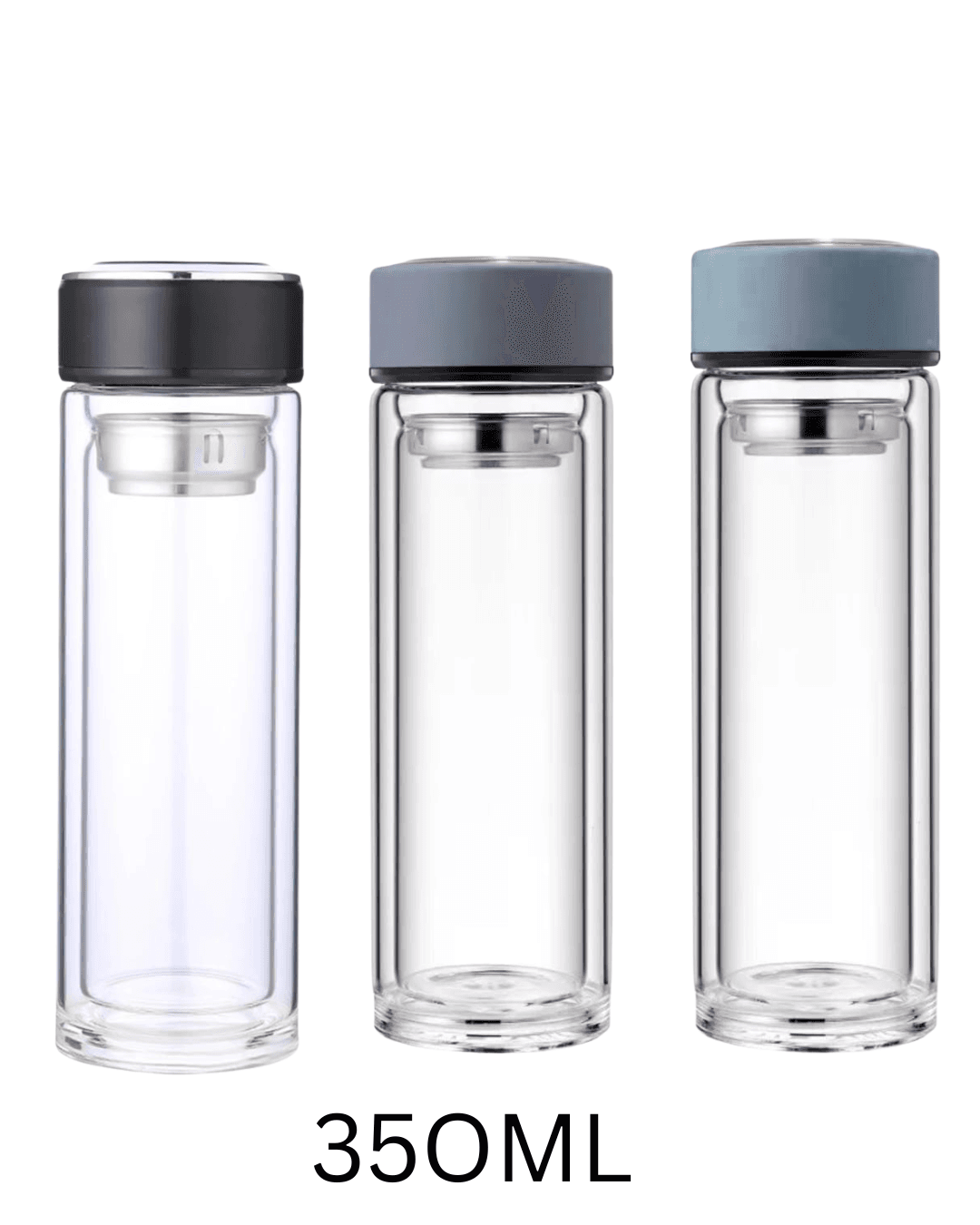 Glass Infuser Water Bottle | زجاجة ماء مع مصفاة