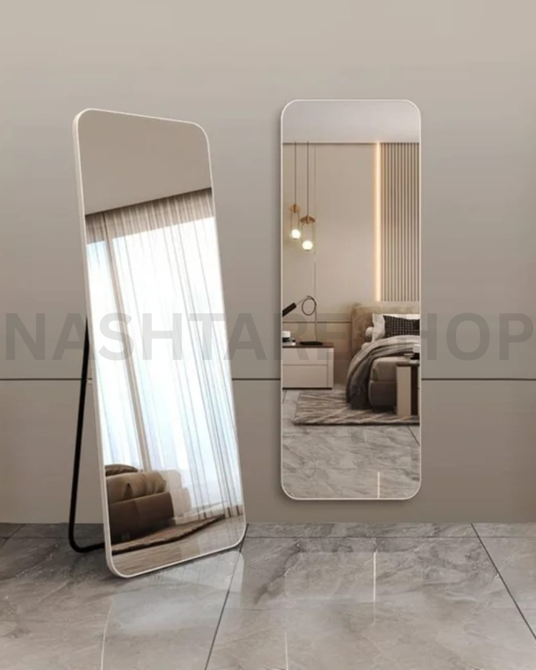Modern Standing & Wall Mirror | مرآة حديثة للوقوف والتعليق