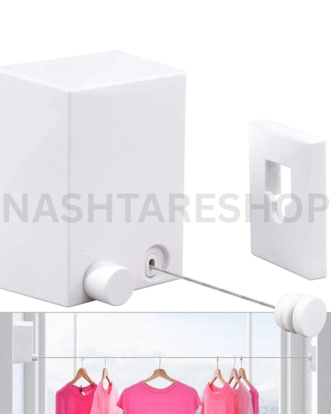 Portable Clothes Drying Rope | حبل تجفيف الملابس المحمول