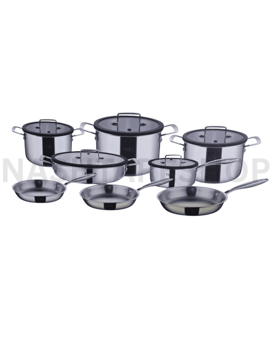 GEBE Stainless steel cookware set - طقم أواني طهي من الستانلس ستيل GEBE