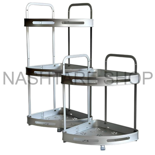 Gebe Aluminium Corner Rack | رف الزاوية ألمنيوم