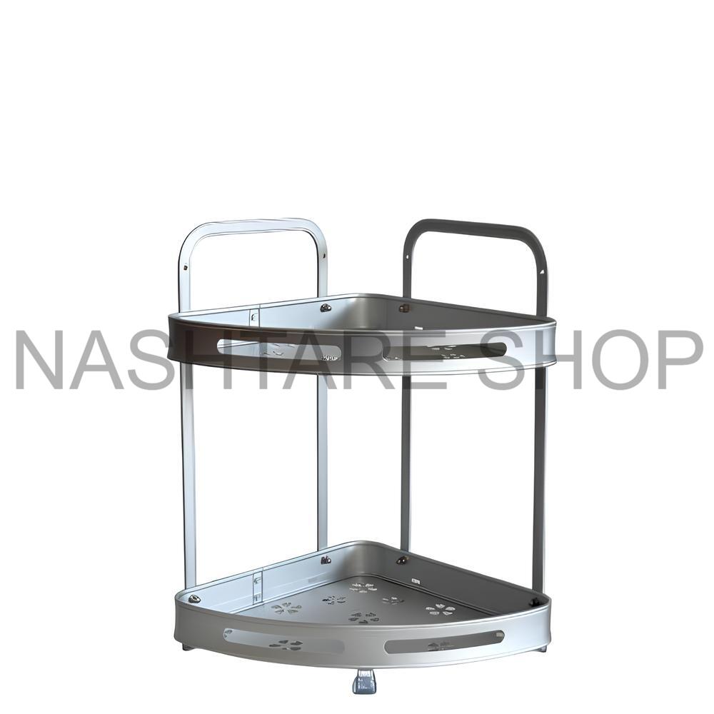 Gebe Aluminium Corner Rack | رف الزاوية ألمنيوم