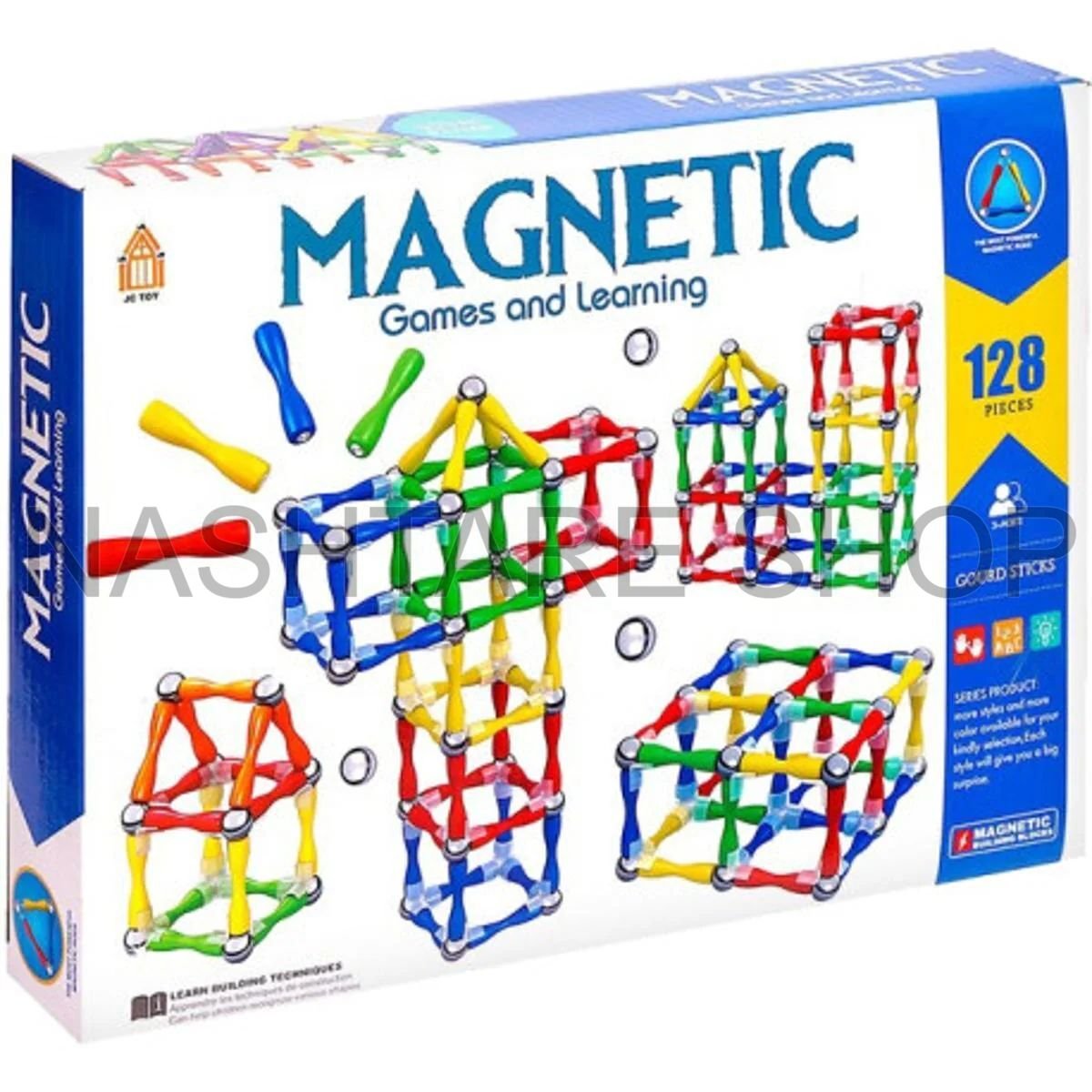 Magnetic Sticks Set | طقم أعواد مغناطيسية