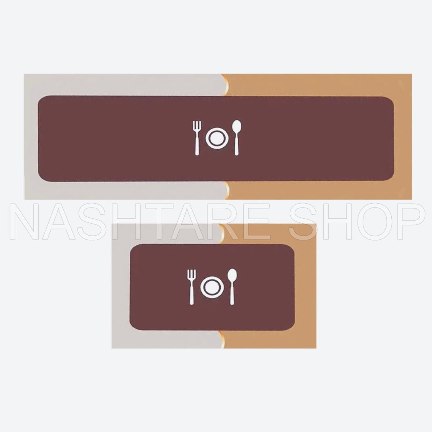 Anti-Slip Kitchen Mat Set | دعاسة مطبخ ضد الانزلاق