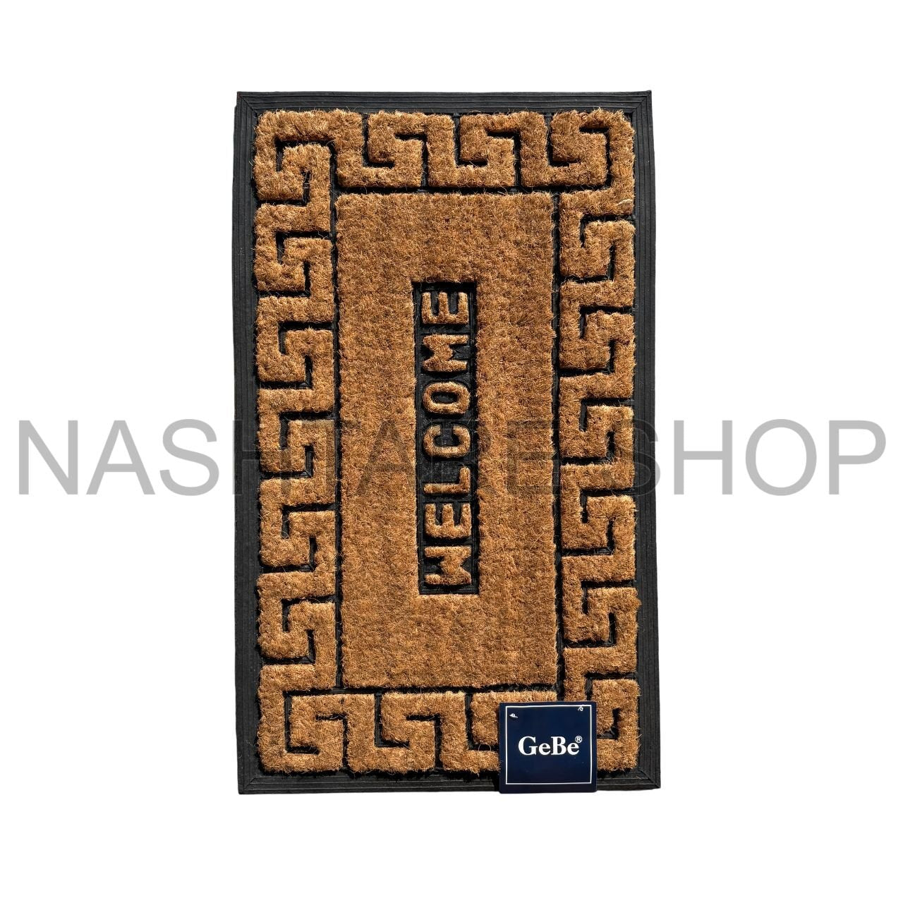 Waterproof Straw &amp; Rubber Doormat | دعاسة قش وكاوتشوك مقاومة للماء
