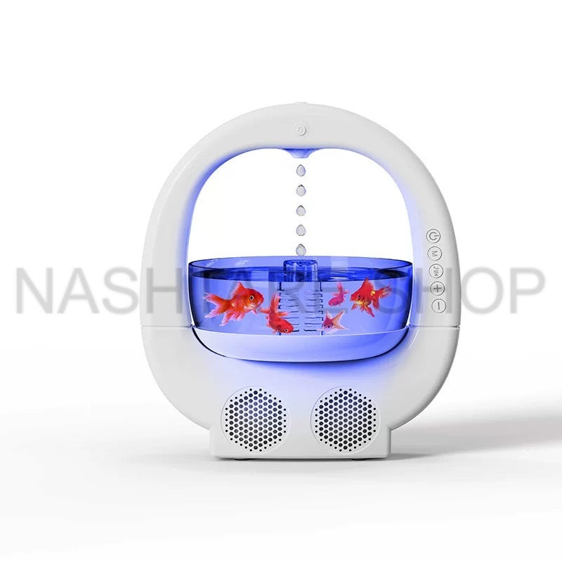 Fish Bowl Bluetooth Speaker & Humidifier | مكبر صوت بتقنية البلوتوث مع مرطب هواء