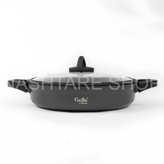 Venus Shallow Pot | قدر غميق بغطاء سيليكون