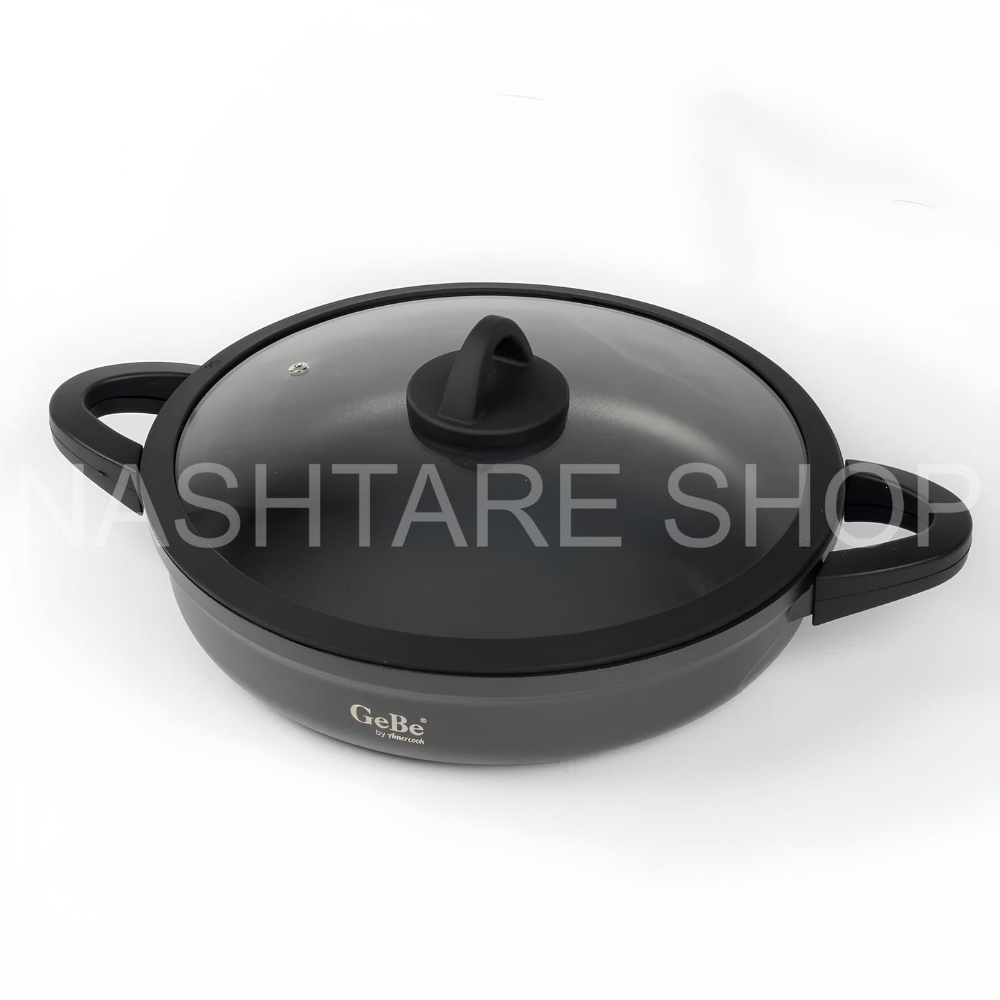 Venus Shallow Pot | قدر غميق بغطاء سيليكون