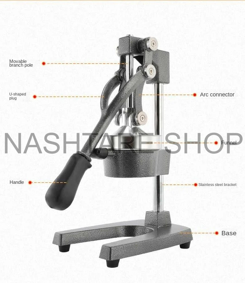 Manual Stainless Steel Juicer (GeBe) عصارة ليمون يدوية