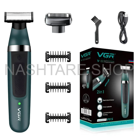 VGR 393 Waterproof Electric Clipper | ماكينة حلاقة مقاومة للماء