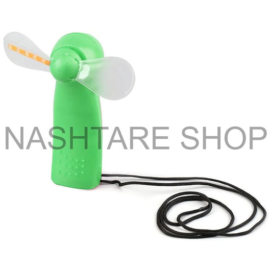 LED Handheld Cooling Fan with Strap | مروحة تبريد محمولة بمصابيح