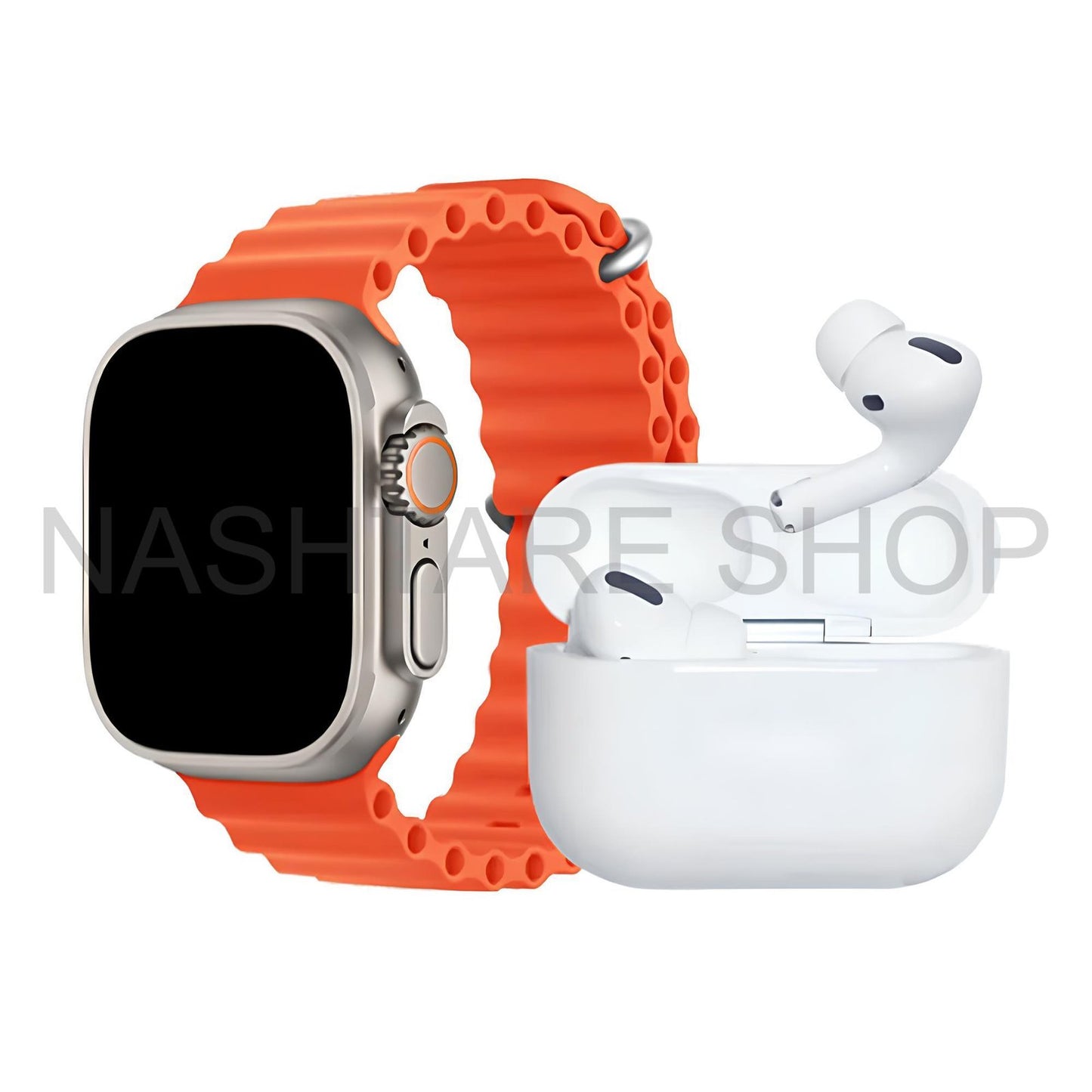 Ultra Watch 8 W/ AirPods | ساعة ذكية ألترا 8 مع سماعات