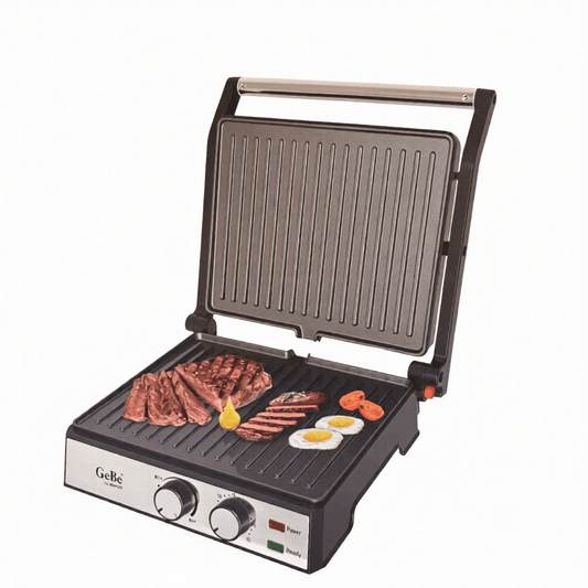 Gebe 2000W Multi-Function Electric Contact Grill | شواية كهربائية متعددة الوظائف 2000 واط