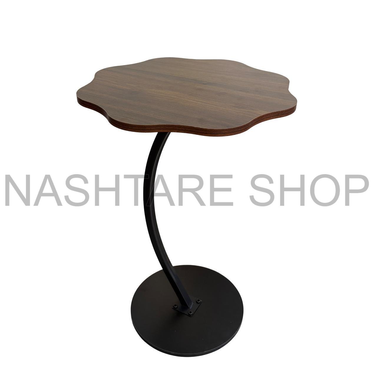 Multi-Shape Wooden and Metal Table | طاولة متعددة الأشكال من الخشب والمعدن