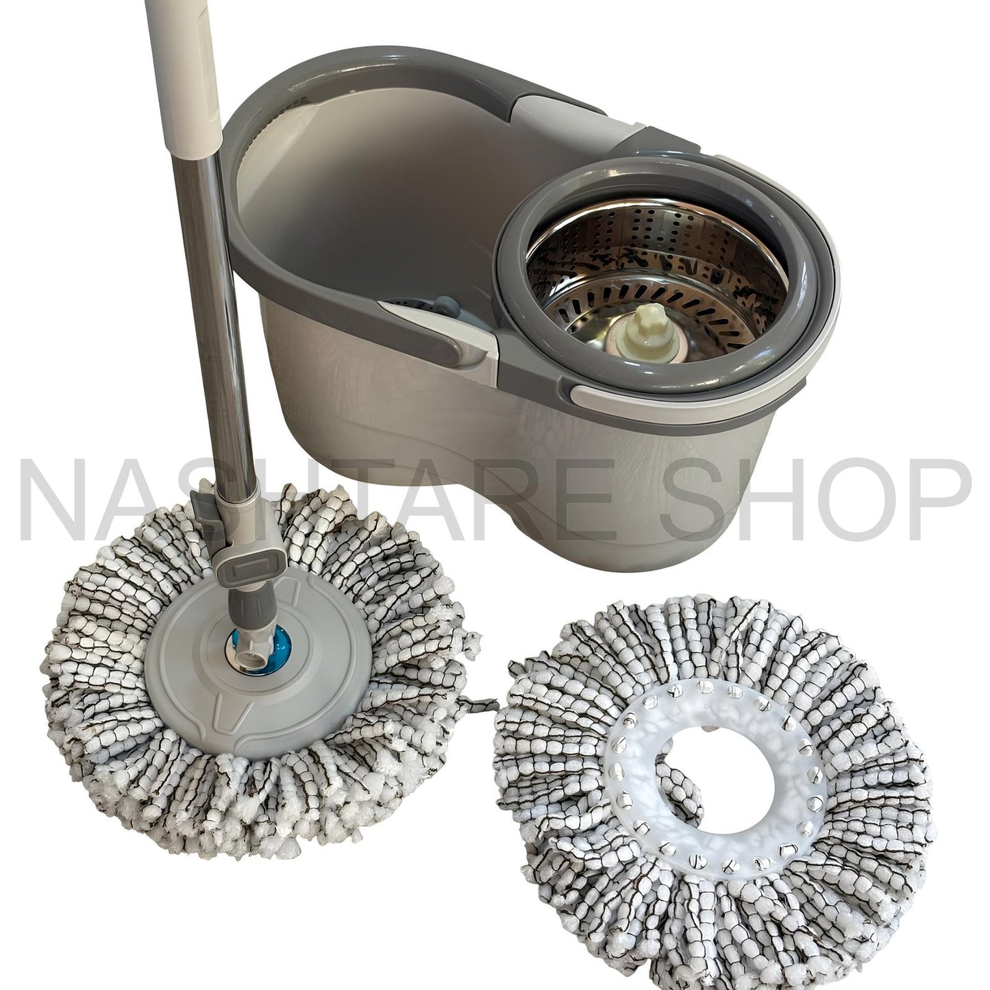 Rotating Flat Mop for Washing and Drying | ممسحة مسطحة دوّارة للغسيل والتجفيف