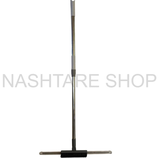 Adjustable Silicone Mop with Brush | ممسحة سيليكون مع فرشاة قابلة للتعديل