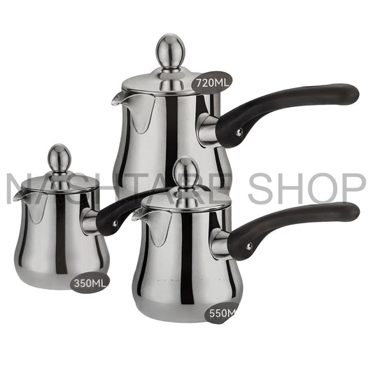 GEBE Set Stainless Steel Coffee Warmer | سخان قهوة من الستانلس ستيل من جيبي