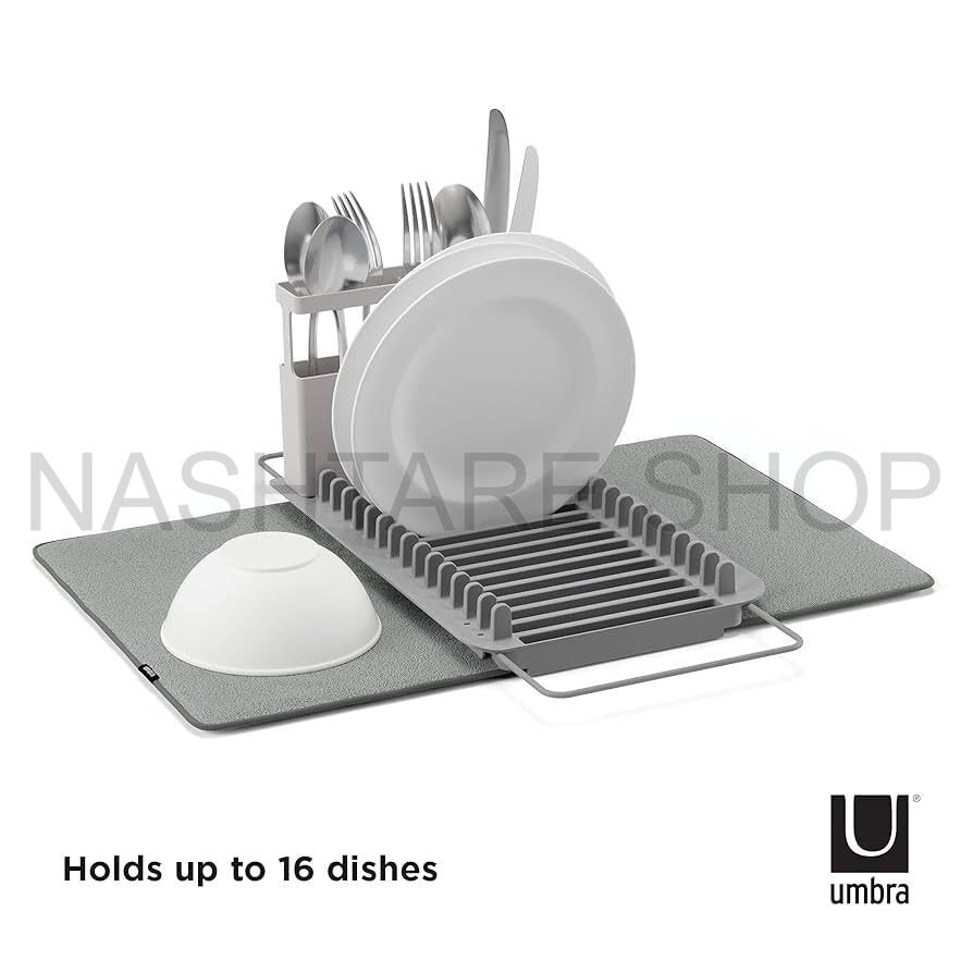 2-in-1 Dish Drying Rack | رف مطبخ لتجفيف الصحون 2 في 1