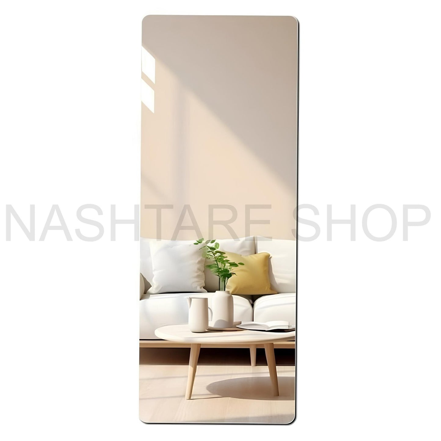 Adhesive Plastic Mirror | مرآة بلاستيكية لاصقة