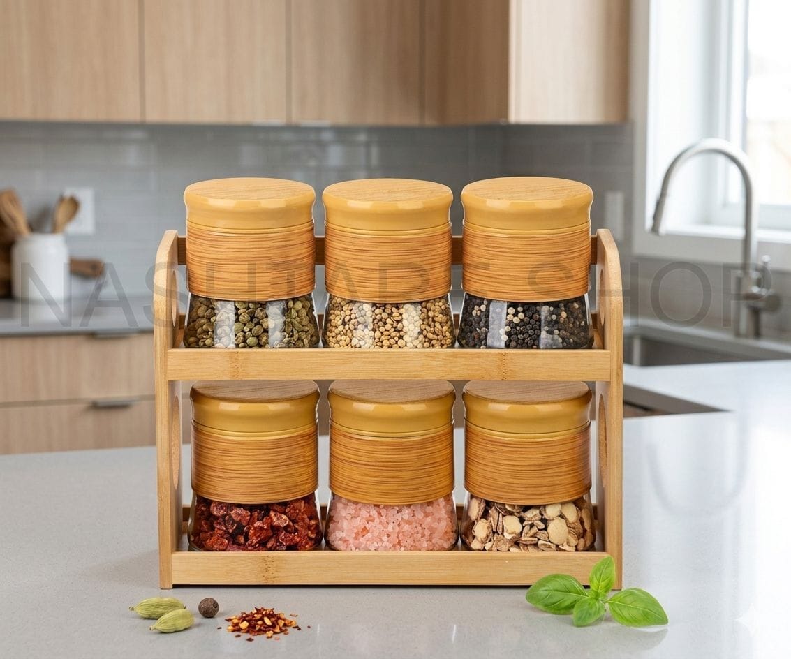 GeBe Spice Organizer Set | مجموعة تنظيم التوابل