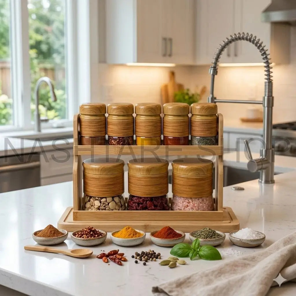GeBe Spice Organizer Set | مجموعة تنظيم التوابل