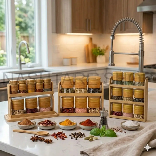 GeBe Spice Organizer Set | مجموعة تنظيم التوابل