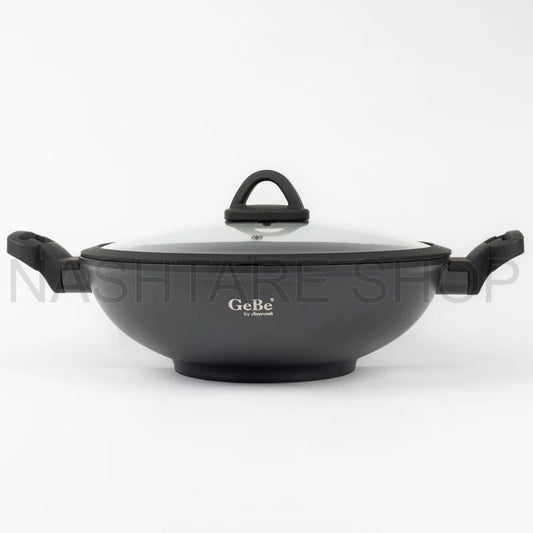 GeBe Non-Stick Wok Pan | طنجرة واسعة 32 سم