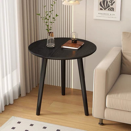 Round Table With Wood Legs | طاولة دائرية بأرجل خشبية