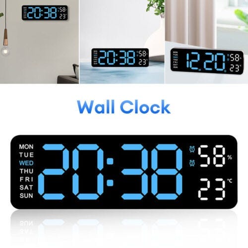 LED Wall Clock |  ساعة حائط رقمية
