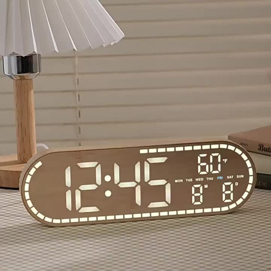 Modern Display Clock |  ساعة حائط رقمية