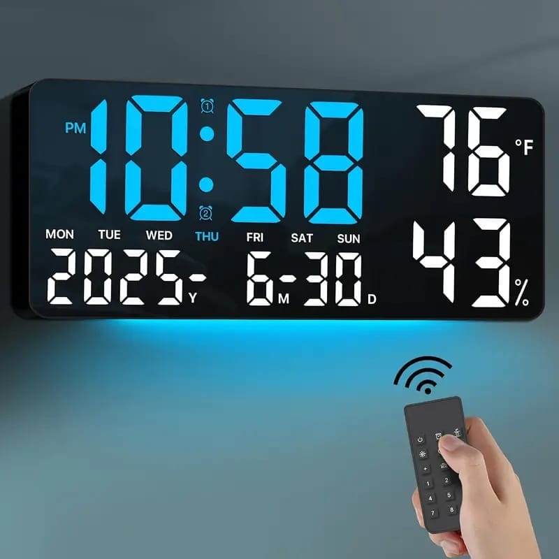 Smart Digital Clock |  ساعة حائط رقمية