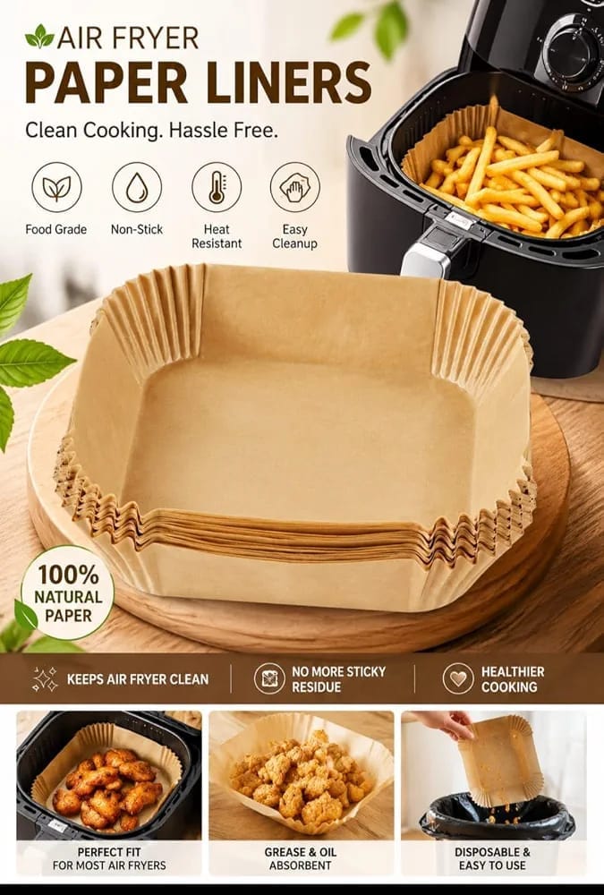 Air Fryer Liners | ورق مقلاة الهواء