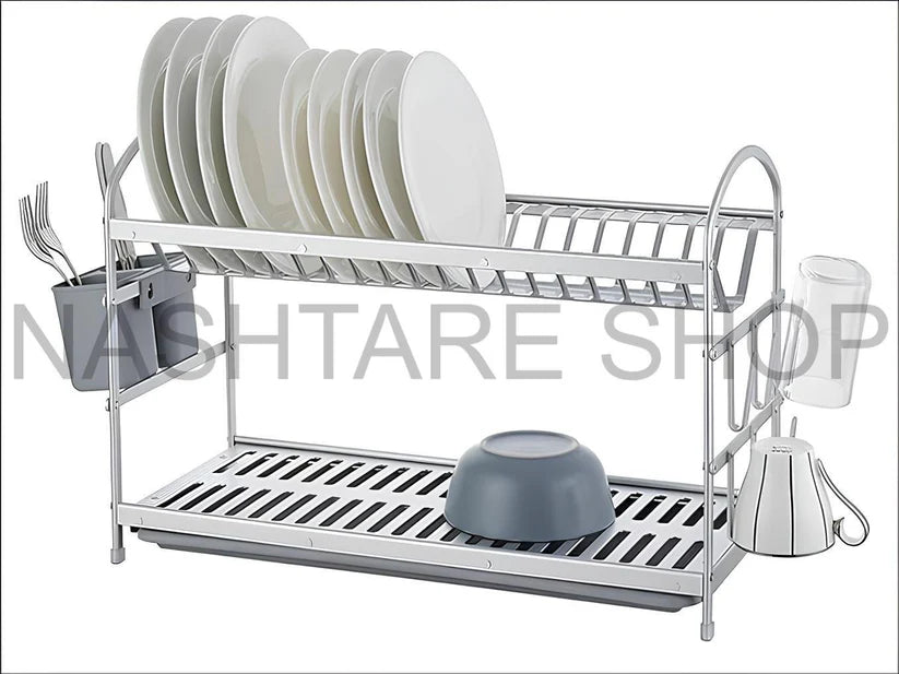 GEBE Multi-layer Dishrack Aluminum  | رف صحون متعدد الطبقات