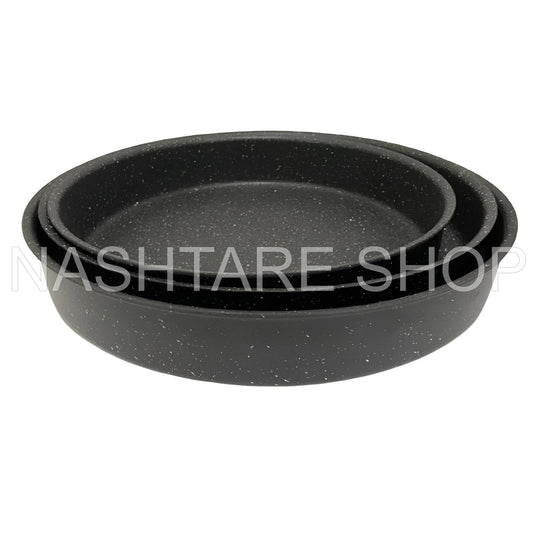 GEBE granite 3PCS Round Pans | طقم 3 صواني دائرية