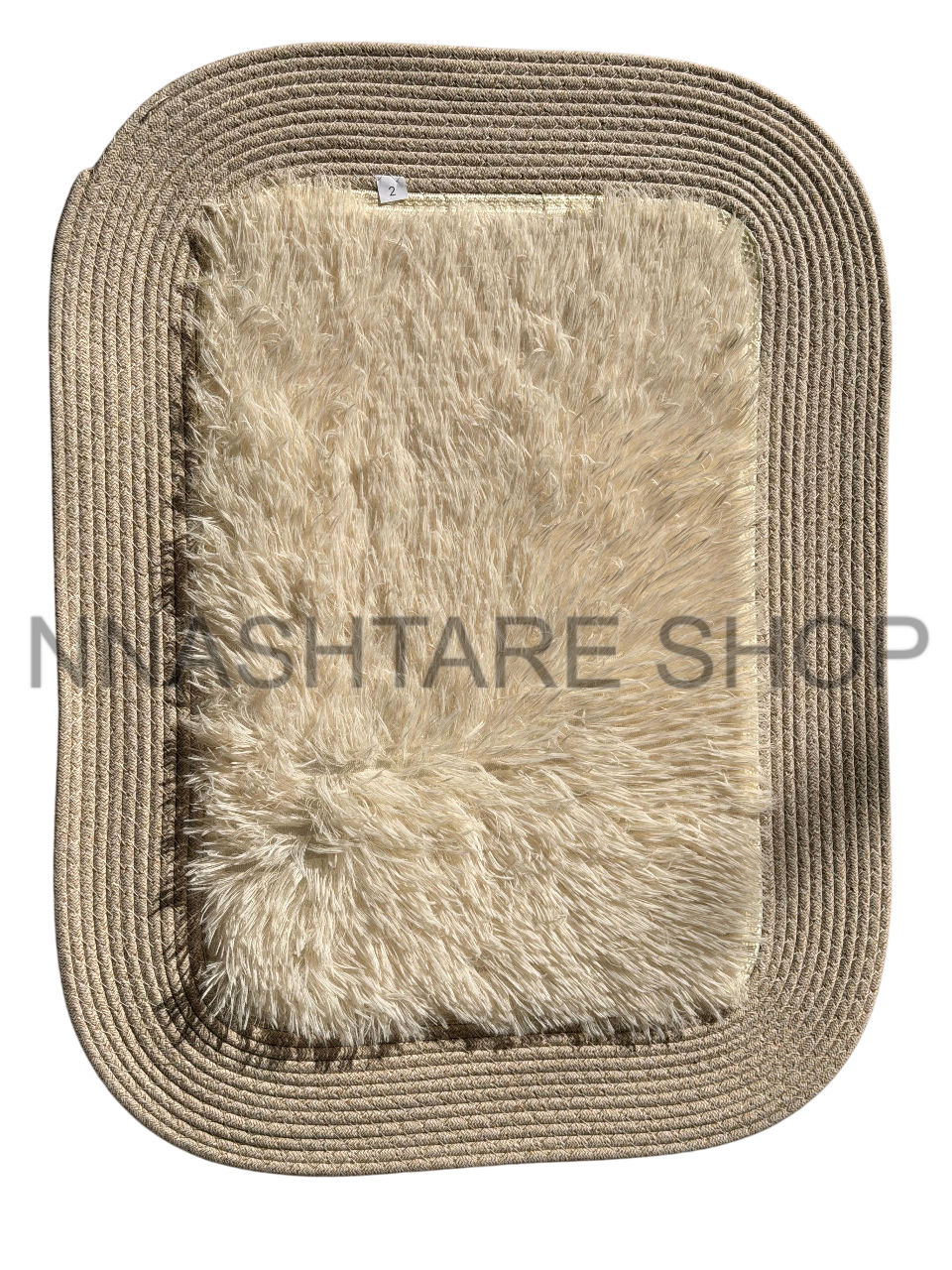 Carpet Straw &amp; Fur | سجادة من القش والفرو