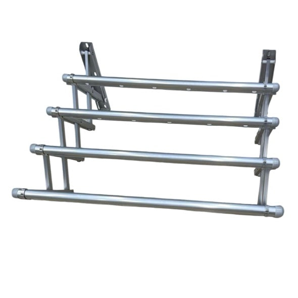 Wall Mounted Expandable Steel Clothes | حامل ملابس قابل للتوسيع يُثبت على الحائط