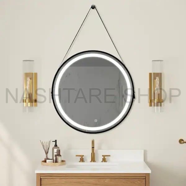 Circle Mirror With Round LED | مرآة دائرية بإطار LED