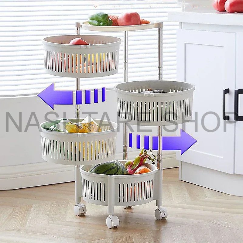 Rotatable Rack For Kitchen & Bathroom | رف دوار للمطبخ والحمام