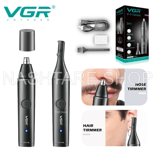 VGR Professional Barber Nose Hair Clipper V-613 | ماكينة قص شعر الأنف الاحترافية VGR V-613"