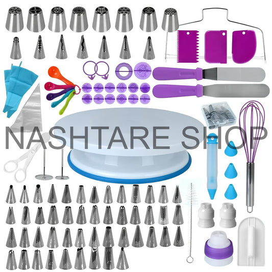 106 Pcs Cake Decorating Kit | عدة تزيين الكيك 106 قطعة