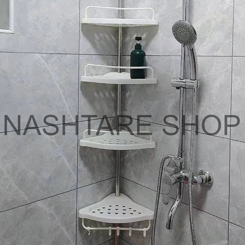 Shower Corner Storage Shelf For Bathroom -4-Layer | 4 رف دش طبقات