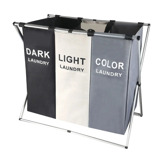 3-GRID Foldable Laundry Basket "سلة غسيل قابلة للطي"