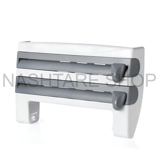Plastic Wrap and Towel Holder | حامل مناشف ولفائف بلاستيكية