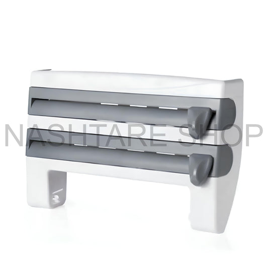 Plastic Wrap and Towel Holder | حامل مناشف ولفائف بلاستيكية