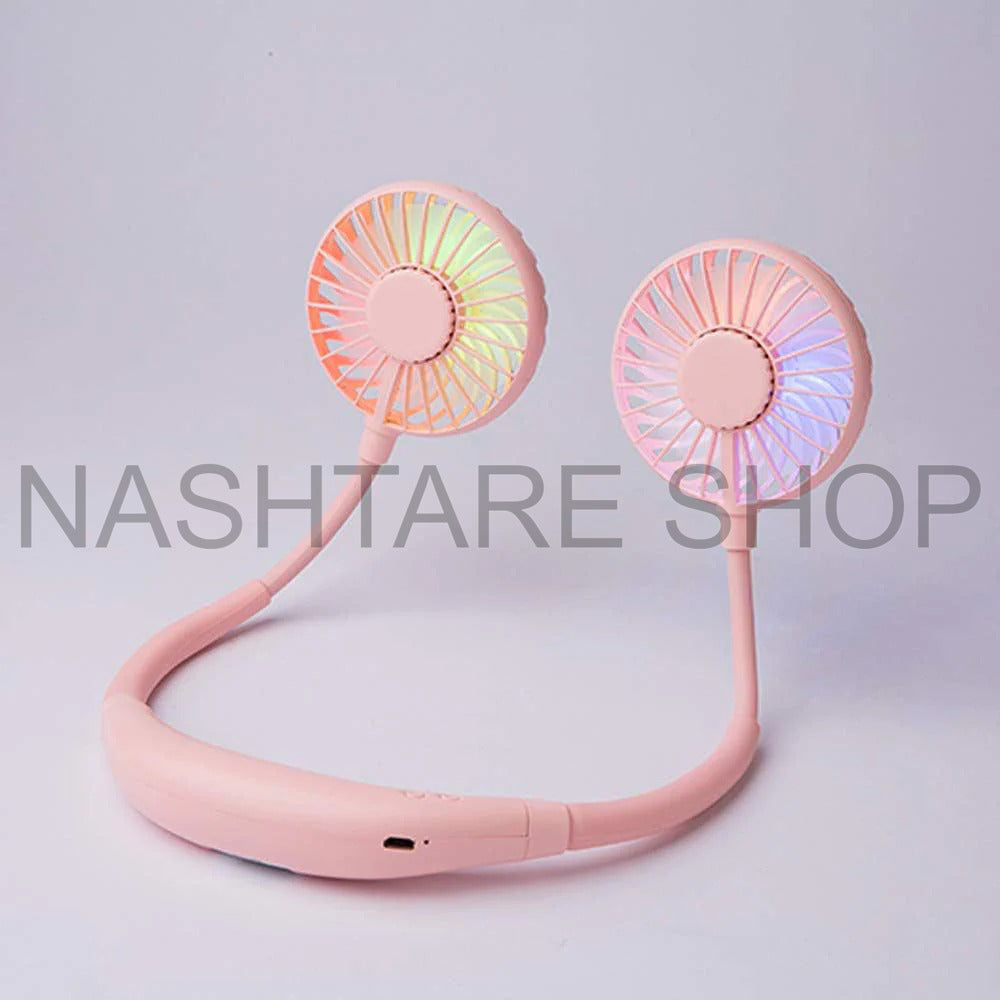 Neckband Fan With USB | مروحة حول الرقبة